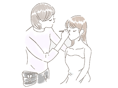新婦ヘアメイク