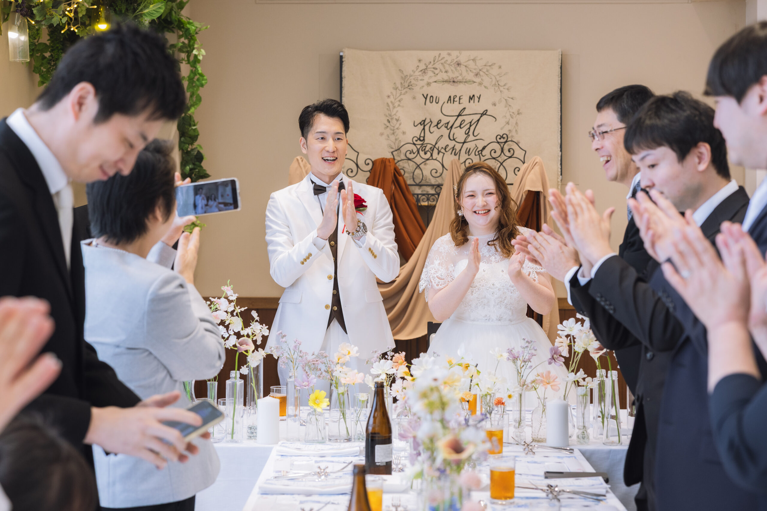 サプライズ盛沢山！ご家族とのアットホーム婚☆彡